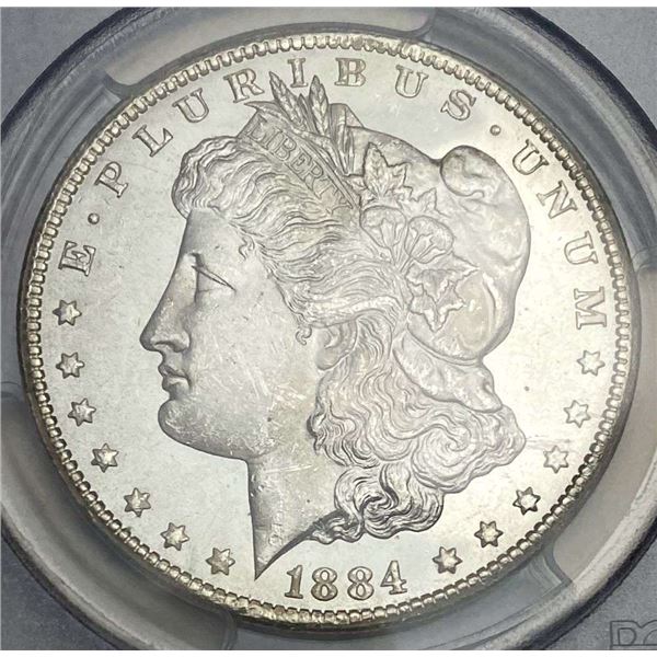 1884-CC Morgan Silver Dollar PCGS MS64