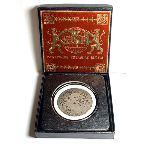 Chopmarked Spanish Colonial (America's First Silver Dollar)