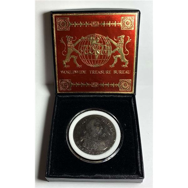 Chopmarked Spanish Colonial (America's First Silver Dollar)