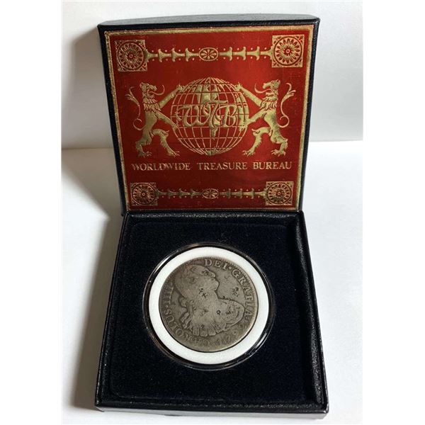 Chopmarked Spanish Colonial (America's First Silver Dollar)
