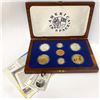 Image 1 : 1988 America In Space Gold & Silver Medal Set (7-coins)