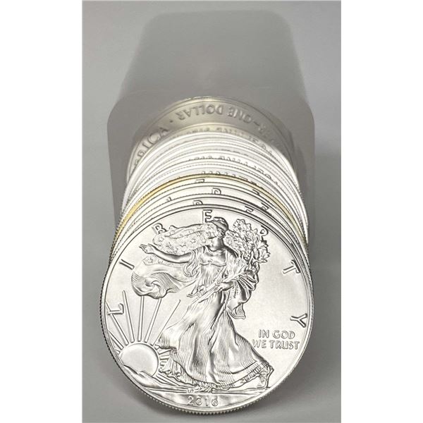 Last Minute! Original Treasury Roll (20) 2016 American Silver Eagle