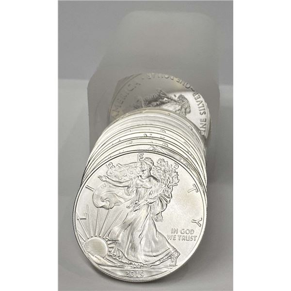 Last Minute! Original Treasury Roll (20) 2019 American Silver Eagle