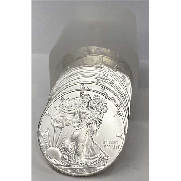 Last Minute! Original Treasury Roll (20) 2016 American Silver Eagle