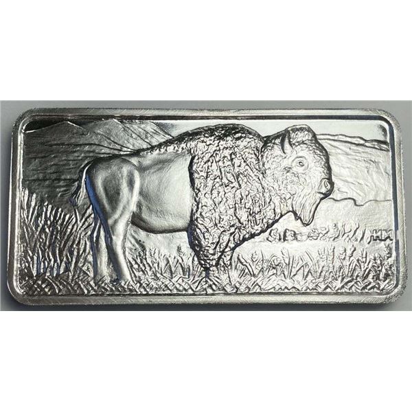 Last Minute! Highland Mint Buffalo Design 10 ozt .999 Silver Bar