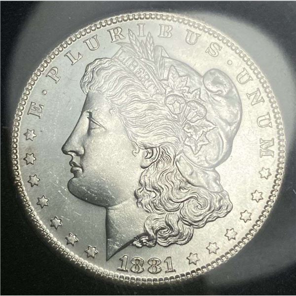 1881-S Morgan Silver Dollar MS64