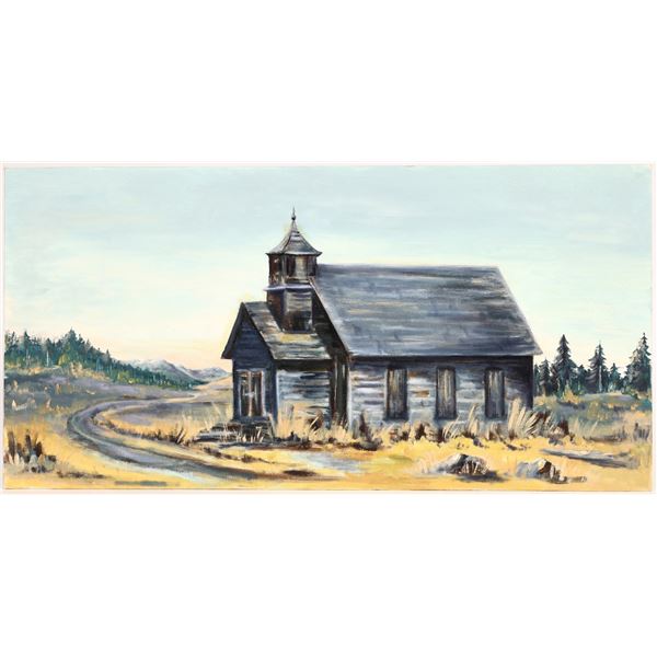 Original Oil Painting of Marysville Church [168672]