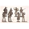 Image 1 : Pewter Historic America Figures (8) [179438]