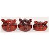 Image 1 : Hand-carved Rosewood Piggy Banks (3) [174872]