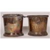 Image 2 : Silver Plated Champagne Bucket Pair [178408]