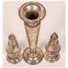 Image 2 : Salt and Pepper Shaker & Candlestick, Sterling, 3 [181416]