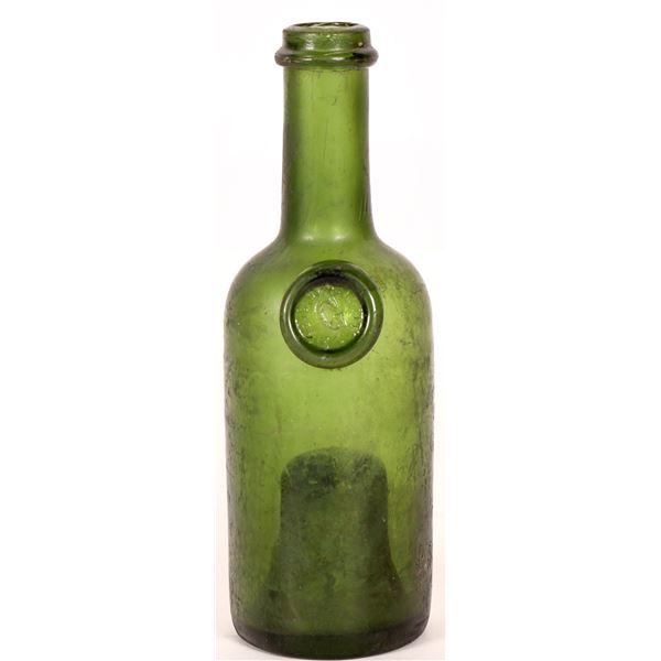 Wine Bottle: Small, Green French Wine Bottle [178409]