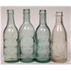 Image 1 : Central California Embossed Crown Top Soda Bottles (4) [178665]