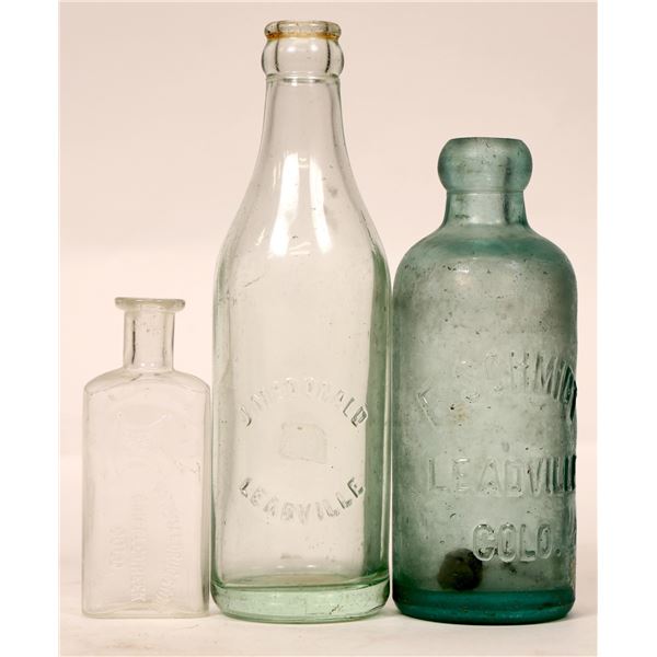 Colorado Hutch, Crowntop & Soda Bottles (3) [181587]