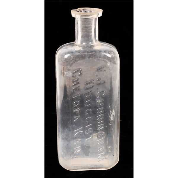 Cheopeta, KS, F J Cunningham Medicine Bottle [165395]