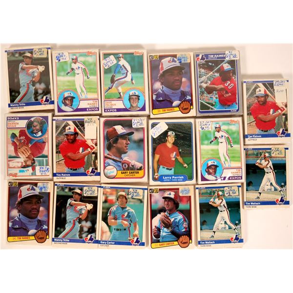 Expos Baseball Cards 1985 season (400-450) [110391]