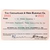 Image 1 : Chesapeake & Ohio Railway Pass 1933 [179909]