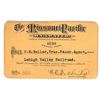 Image 1 : Missouri Pacific Railway Co. Annual Pass, 1899. [179832]