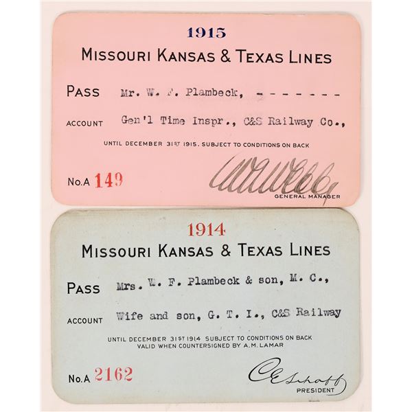 Missouri, Kansas & Texas Lines Passes, 2 [179845]