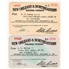 Image 1 : New Orleans & Northeastern RR Co. Annual Pass, 1922, 1930. [179839]