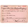Image 1 : Oregon Short Line RR Co pass 1914 [179592]