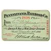 Image 1 : Pennsylvania Railroad Co., Annual Pass, 1898. [179824]