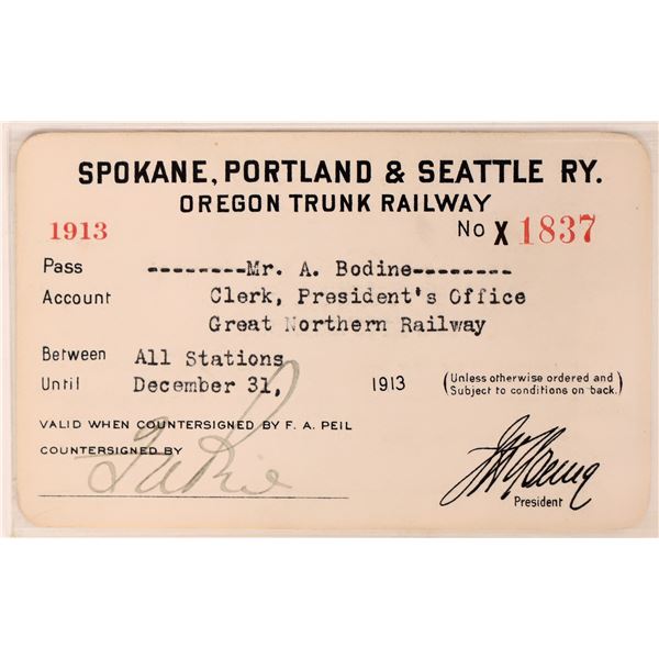 Spokane, Portland & Seattle RY Oregon Trunk RY 1913 [179643]