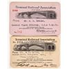 Image 1 : Terminal Railroad Association of St. Louis, Annual Passes, 1911, 1921. [179800]