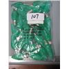 Image 1 : LED Christmas Light Green Bulbs - Pack of 25