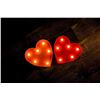 Image 2 : Heart-Shaped LED Marquee Light, new in seal