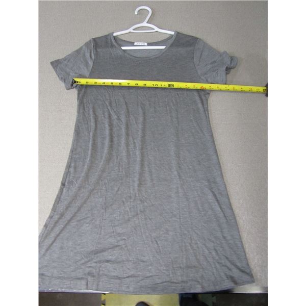 New Grey T-shirt dress