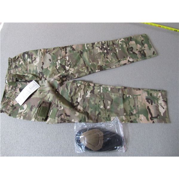 New Tactical camouflage pants with knee pads