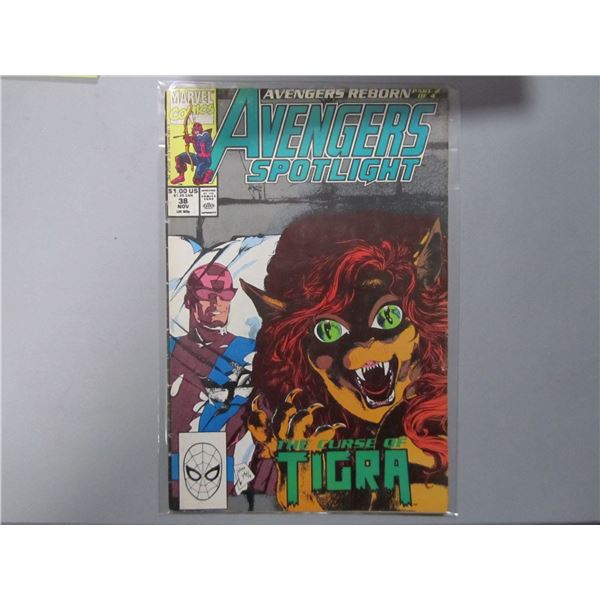 Marevl comic book Avengers Spotlight Vol 1 38