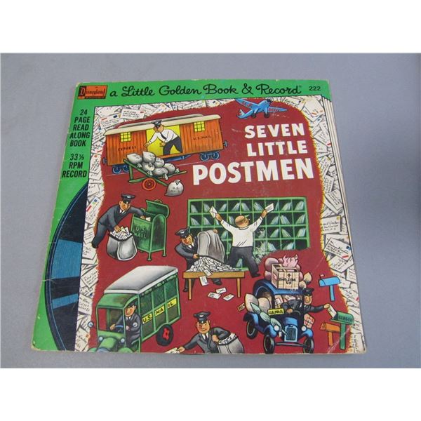 Disney vinyl record book, Seven Little Postmen