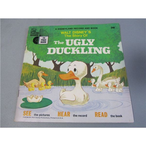 Disney vinyl record book, the Ugly Duckling