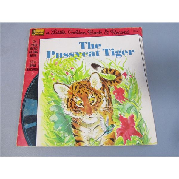 Disney vinyl record book, the Pussycat Tiger