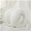 Image 1 : White Rabbit Fur Adjustable Ear Warmers