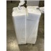 Image 1 : 2 BUNDLES OF 200 EACH STYROFOAM TO GO CONTAINERS, 400 TOTAL