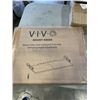 Image 2 : VIVO DUAL MONITOR DESK MOUNT WITH UNDER DESK KEYBOARD TRAY AND DESK ACCESORY WORKSPACE KIT