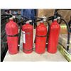 Image 2 : 4 FIRE EXTINGUISHERS