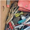 Image 2 : BOX OF ASSORTED HAND TOOLS, SHEARS, ETC