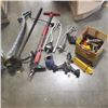 Image 1 : LOT OF GARDNEING TOOLS, SPRINKLER, NOZZLES, ETC