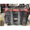 Image 2 : ROLLING HUSKY TOOL TOTE WITH LARGE DRILL BITS, HAND TOOLS ETC