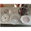 Image 3 : BOX OF ASSORTED CHINA PLATES, SERVING DISHES, ETC