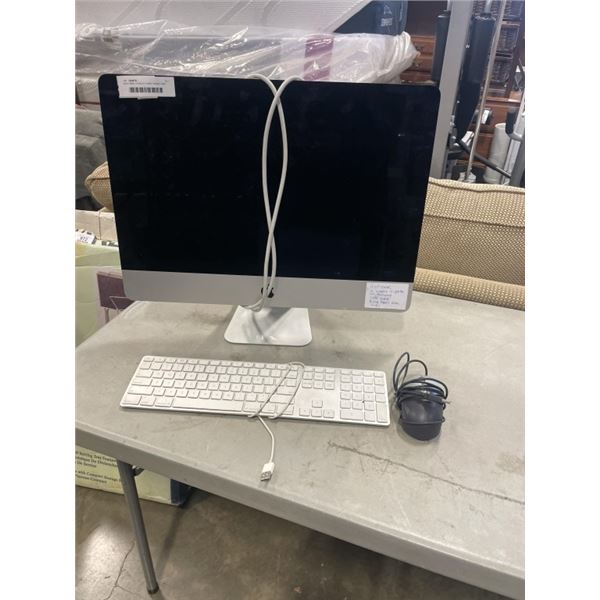 APPLE IMAC A1418 21.5 INCH, RESET AND READY TO USE WITH KEYBOARD AND MOUSE