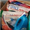 Image 2 : ASSORTED SPACE BAGS, MOP AND GLO CLEANER, AND NEW GROCERY SHOPPING BAGS