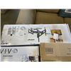 Image 2 : VIVO CORNER TV WALL MOUNT WITH SINGLE MONITOR DESK STAND AND DESK ACCESSORY WORKSPACE KIT