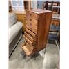 Image 2 : 10 DRAWER COLLECTORS CABINET ON WROUGHT IRON STAND