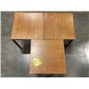 Image 1 : SET OF 3 TEAK ENDTABLES, MADE IN DENMARK