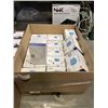 Image 2 : BOX OF 500 SAFEMASK DISPOSABLE MASKS AND BOX OF NEW SINGLE USE PEDIATRIC FACE MASKS